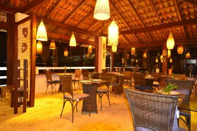Um restaurante ou outro lugar para comer em Villa dos Ganchos