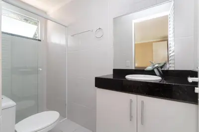 Uma casa de banho em apto bombas bombinha summer beach apartamento 1 dormitorios privado
