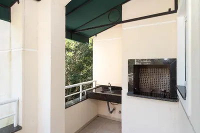 Uma varanda ou terraço em apto bombas bombinha summer beach apartamento 1 dormitorios privado