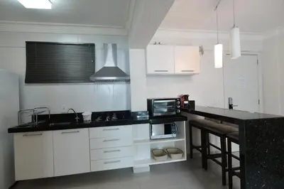 A cozinha ou kitchenette de apto bombas bombinha summer beach apartamento 1 dormitorios privado