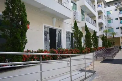 O edifício onde o apartamento está situado