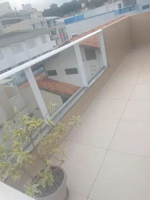 Uma varanda ou terraço em Pousada Bella Bombinhas - Pé na areia