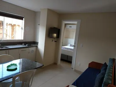 A cozinha ou kitchenette de Pousada Bella Bombinhas - Pé na areia