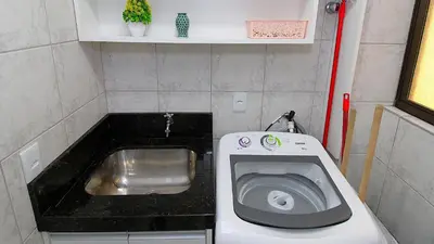 A cozinha ou kitchenette de 1075 - Praia de Bombinhas locação de temporada