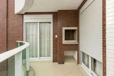 A planta de Boulevard 211B - Excelente apartamento em condomínio de luxo no centro de Bombinhas - Piscina - Jacuzzi - Academia - Portaria 24h.