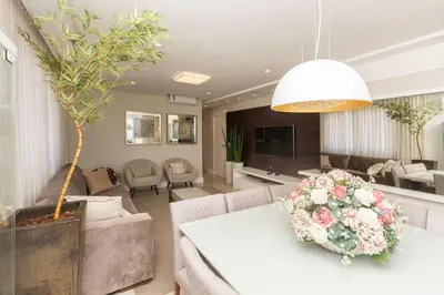 A planta de Varandas do Atlântico 401-A – Apartamento de Alto Padrão com Vista Panorâmica para o Mar em Bombas.