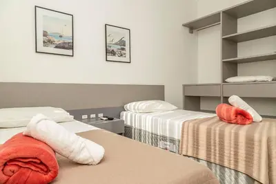 A planta de Punta Blu 102-7 – Apartamento de alto padrão em Condomínio Exclusivo, Quadra poliesportiva - Piscina - Portaria 24h.