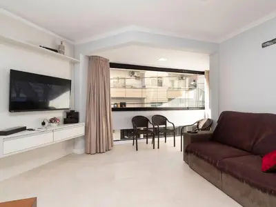 A planta de Aluguel Apartamento 100 mts do mar - Itapema/SC