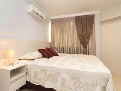 A planta de Aluguel Apartamento 100 mts do mar - Itapema/SC