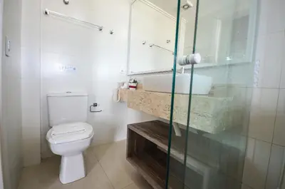 Uma casa de banho em Pousada Retiro das Ilhas