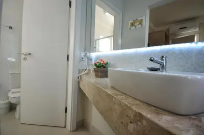 Uma casa de banho em Pousada Retiro das Ilhas