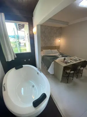 Uma casa de banho em Pousada Retiro das Ilhas