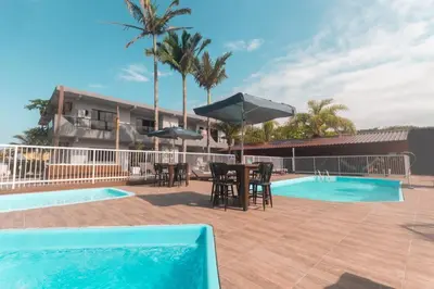 A planta de Pousada Morada da Praia - Balneário Camboriú