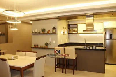 A cozinha ou kitchenette de 1003 Residencial Positano Apto 204 - Quatro Ilhas