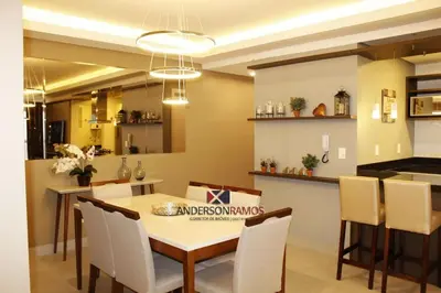 A cozinha ou kitchenette de 1003 Residencial Positano Apto 204 - Quatro Ilhas
