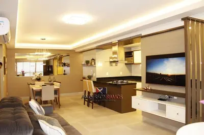 A cozinha ou kitchenette de 1003 Residencial Positano Apto 204 - Quatro Ilhas