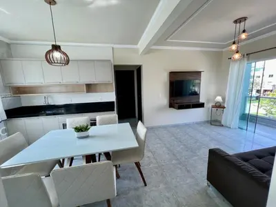 A cozinha ou kitchenette de Uma Pausa Para a Rotina, Apto a 150 M do Mar - V3