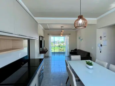 A cozinha ou kitchenette de Uma Pausa Para a Rotina, Apto a 150 M do Mar - V3