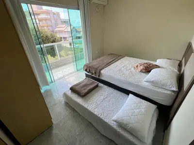 Uma cama ou camas num quarto em Aprecie Mariscal Nesta Hospedagem a 150 M do Mar - V4