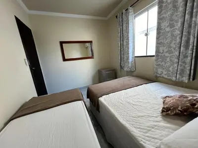Uma cama ou camas num quarto em Aprecie Mariscal Nesta Hospedagem a 150 M do Mar - V4
