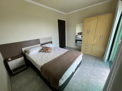 Uma cama ou camas num quarto em Aprecie Mariscal Nesta Hospedagem a 150 M do Mar - V4