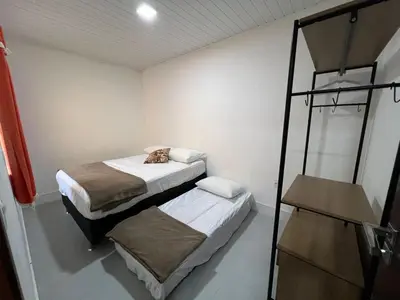 Uma cama ou camas num quarto em Sal De Mariscal 10