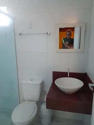 A planta de Casa 2 quartos