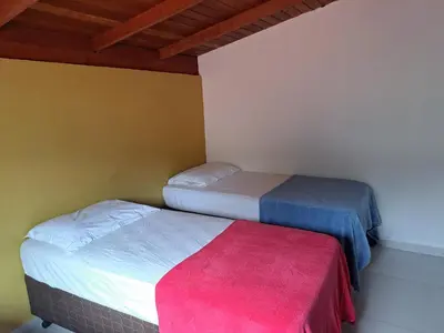 A planta de Casa 2 quartos