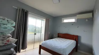 Uma cama ou camas num quarto em Residencial Marondas