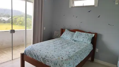Uma cama ou camas num quarto em Residencial Marondas