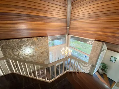 A planta de Casa Bombinhas com Piscina