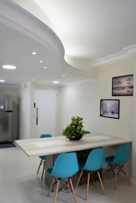 A cozinha ou kitchenette de FRENTE MAR PÉ NA AREIA, na Av Atlântica
