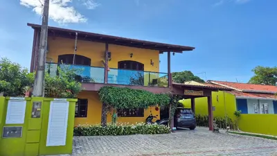 O edifício onde a casa de férias está situado