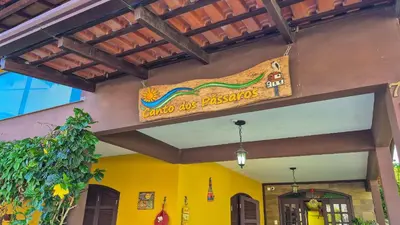 A planta de Casa de Hóspedes Canto dos Pássaros