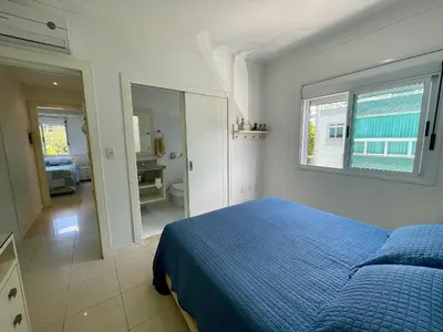 Uma cama ou camas num quarto em Vila Luna