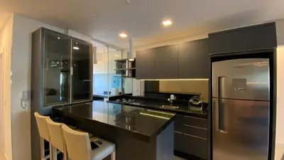 A cozinha ou kitchenette de Res. Luana