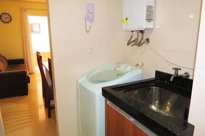 A cozinha ou kitchenette de Res Praia do Sol