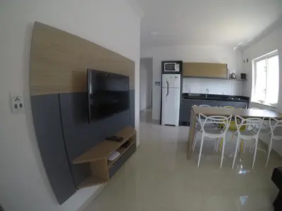 A cozinha ou kitchenette de Residencial Água belas bombinhas