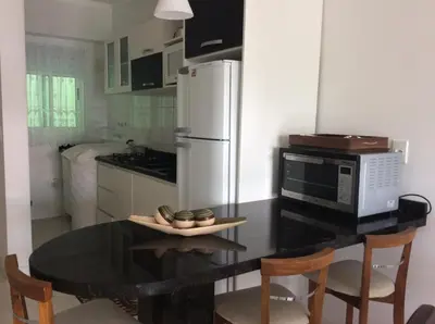 A cozinha ou kitchenette de EXCELENTE APTO C/VISTA AO MAR