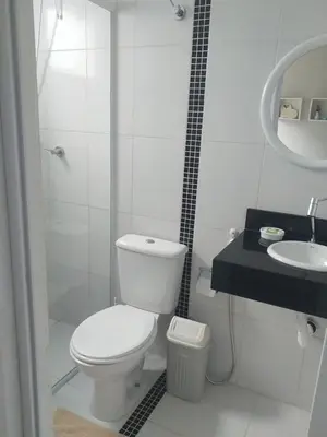 Uma casa de banho em Pérola de Bombinhas