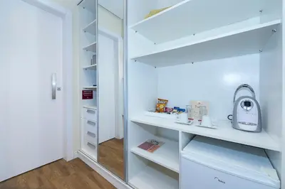A cozinha ou kitchenette de Hospedaria Refugio das Galés