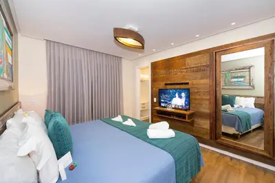 Uma cama ou camas num quarto em Hospedaria Refugio das Galés
