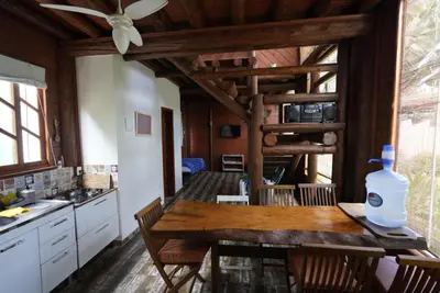 A cozinha ou kitchenette de Casa alquiler en Bombas Bombinhas