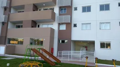 O edifício onde o apartamento está situado