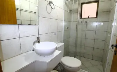 Uma casa de banho em 1030 Apartamento com vista para o Mar na Praia de Bombinhas