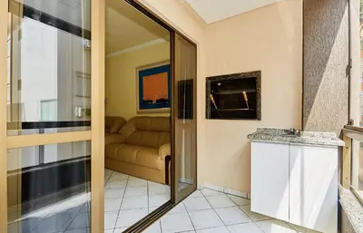 A planta de 945 - Apartamento Ed Estrela do Mar II - Centro Bombinhas - Garagem para 1 Carro
