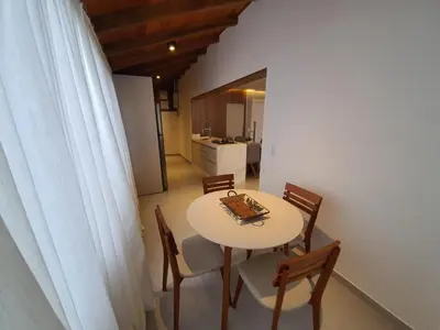 A cozinha ou kitchenette de Vivencie Esta Experiência Beira Mar