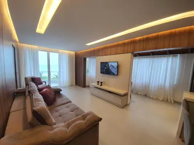Uma televisão e/ou sistema de entretenimento em Vivencie Esta Experiência Beira Mar