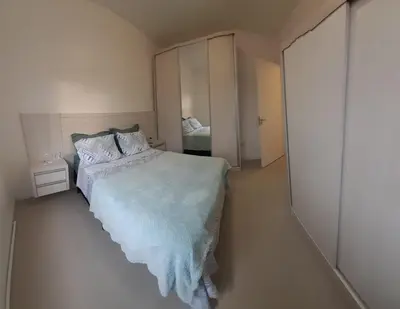 A planta de Apartamento 2 dormitório praia de Bombas