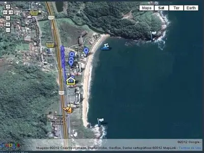 A planta de Duplex com vista do mar!